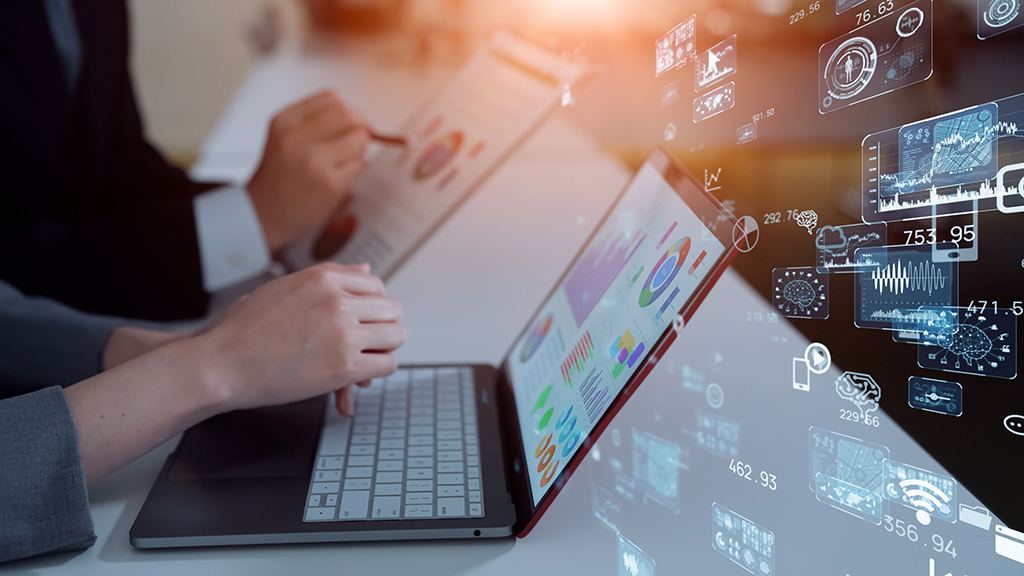 Modern office workspace